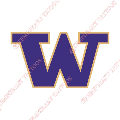 Washington Huskies Customize Temporary Tattoos Stickers NO.6891